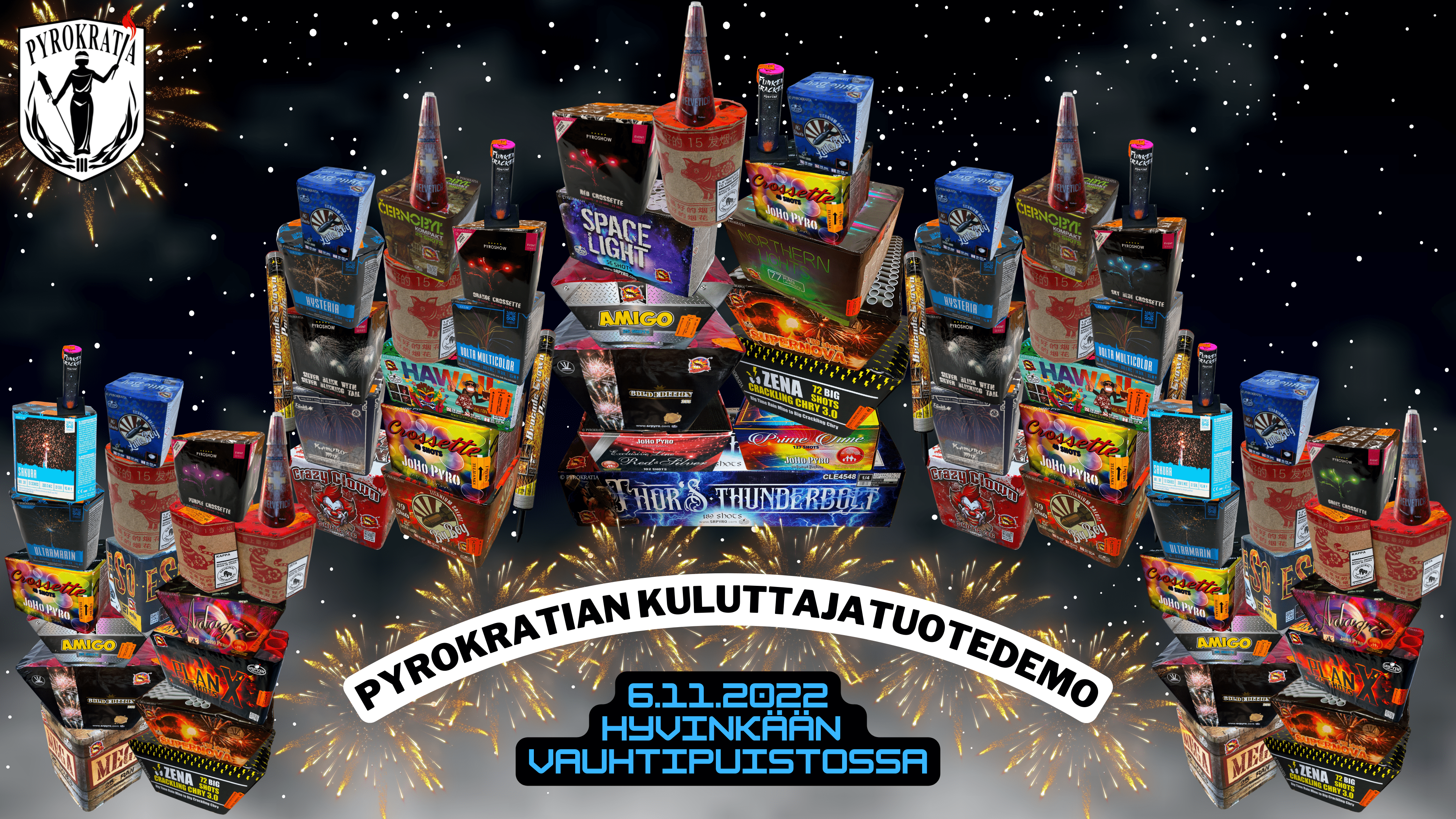 Pyrokratian kuluttajatuotedemo 6.11.2022 - Pyrokratia Oy