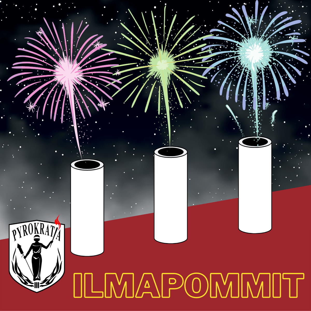 Ilmapommit, miinat ja komeetat - Pyrokratia Oy