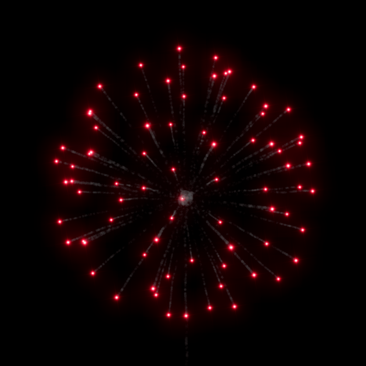 FC 2.5" Red Peony - Pyrokratia Oy