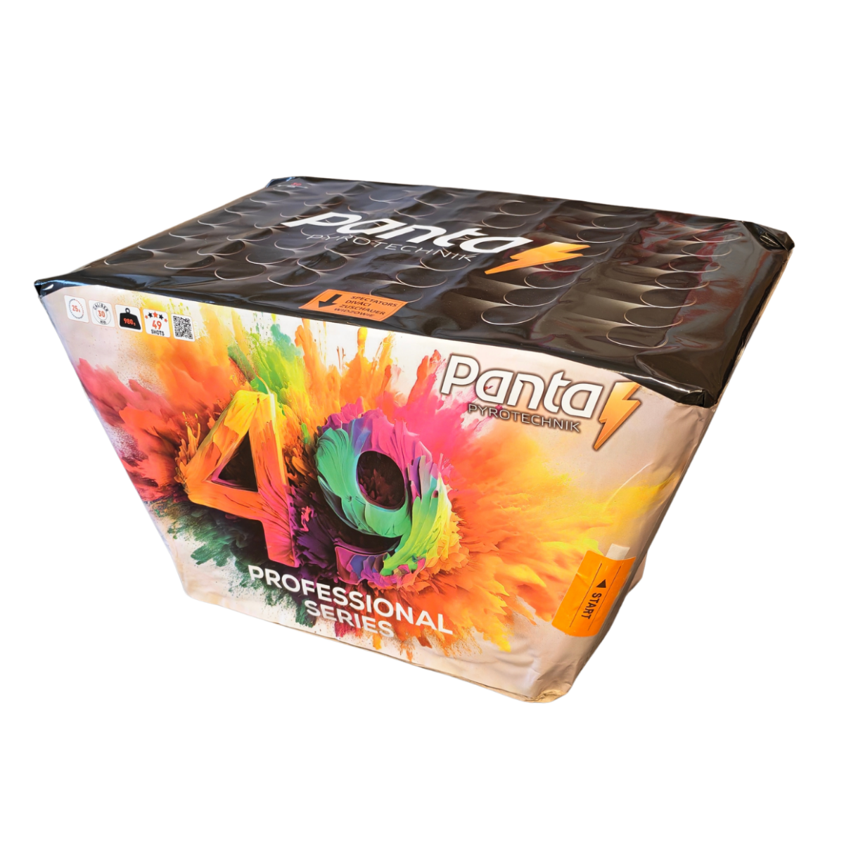 Silver Crackling Palm 49sh (Fan) - Pyrokratia Oy