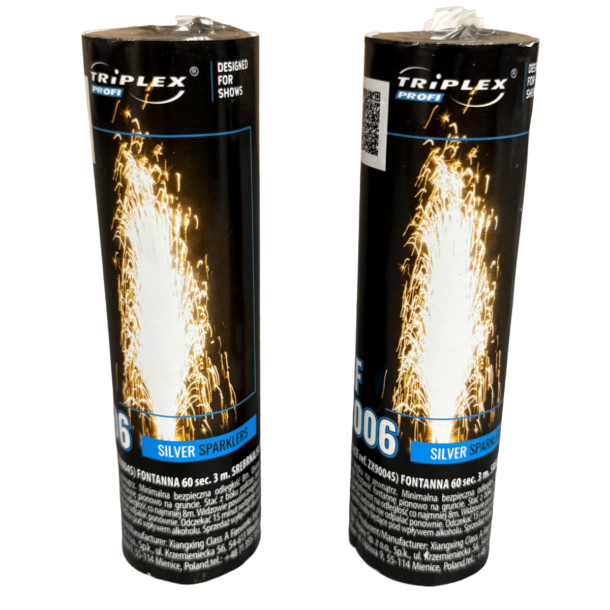 XF2006 Silver Sparklers 3m - Pyrokratia Oy