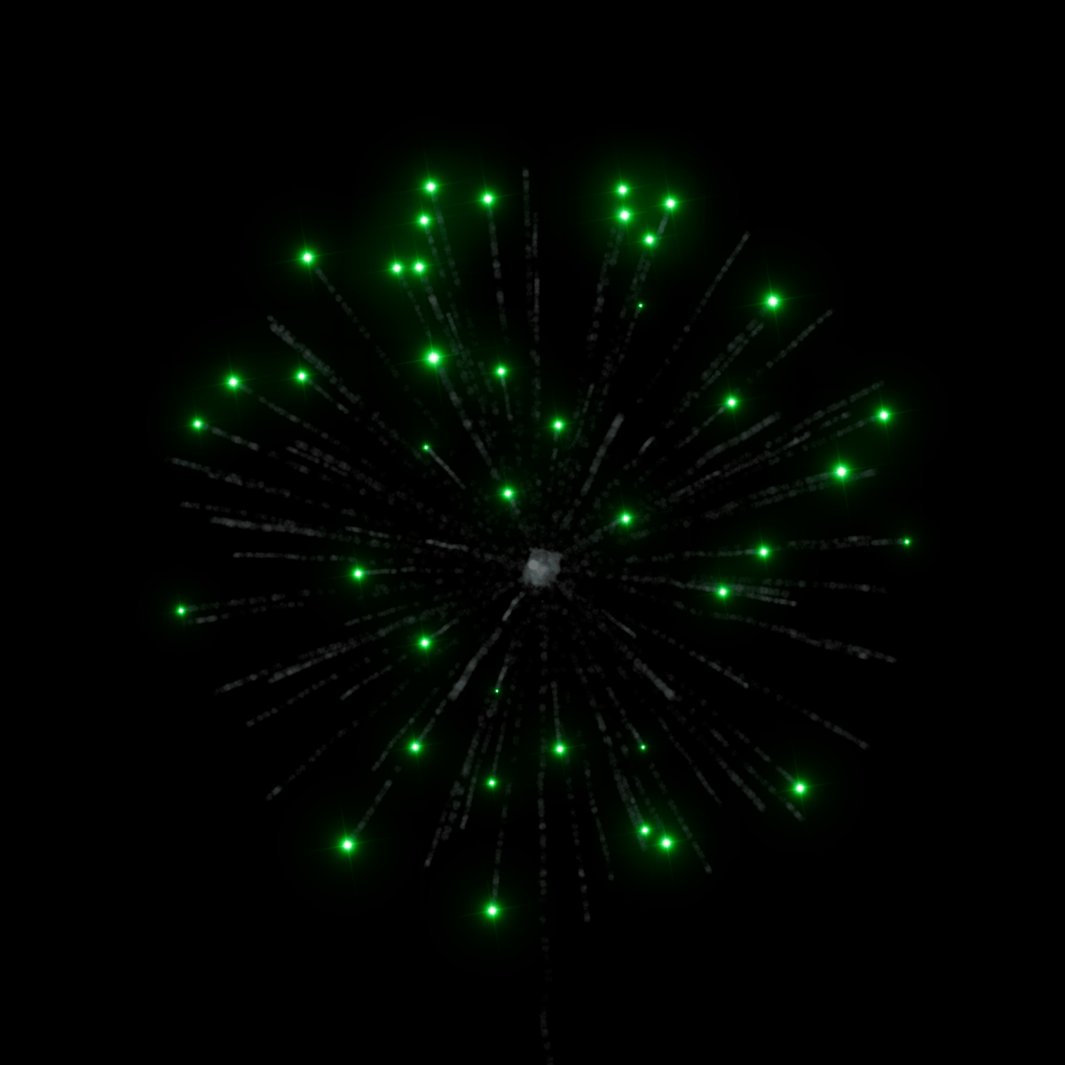 Z 3" Green strobe - Pyrokratia Oy