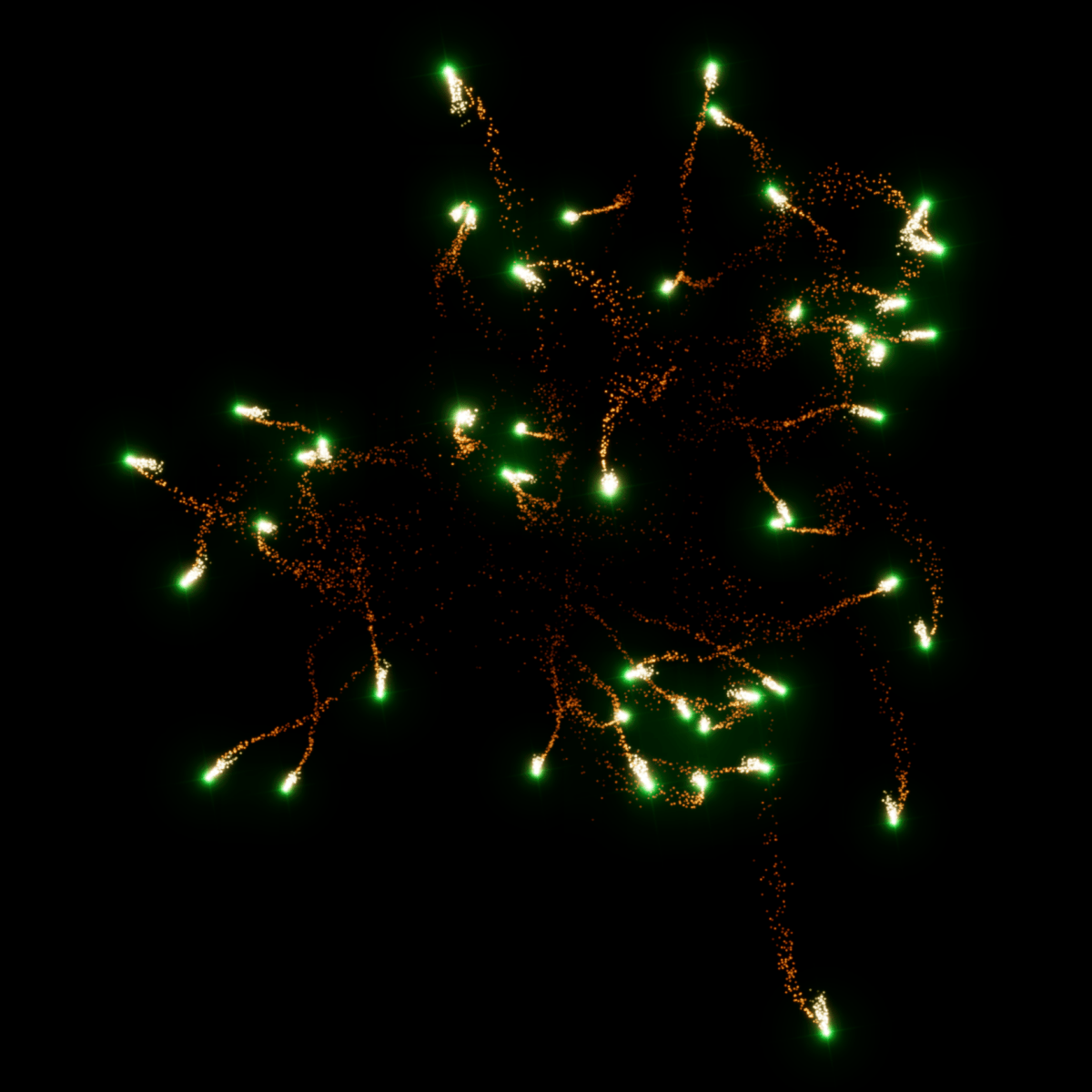 Z 5" Green Bees w/ Green bees mine - Pyrokratia Oy