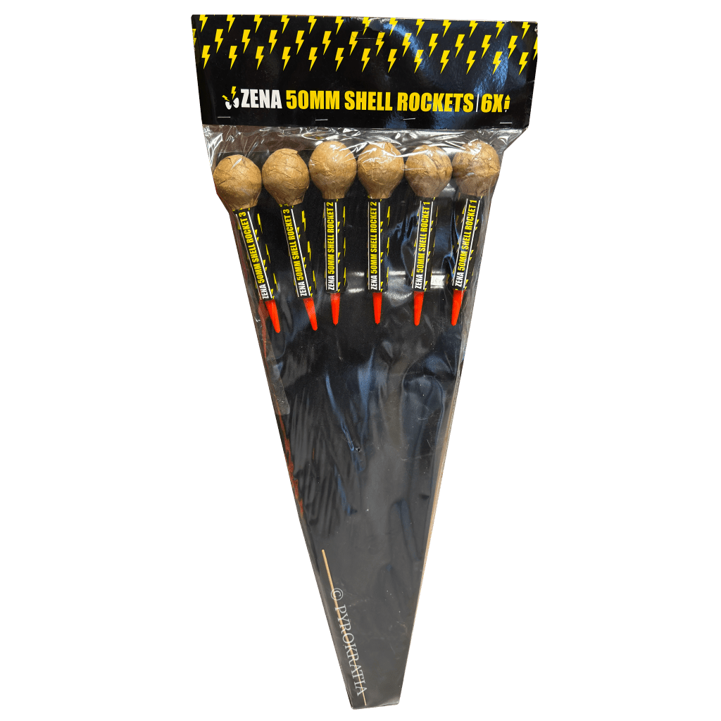 Zena 50mm Shell Rockets - Pyrokratia Oy