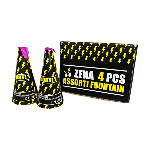 Zena Assorti Fountain 4pcs - Pyrokratia Oy