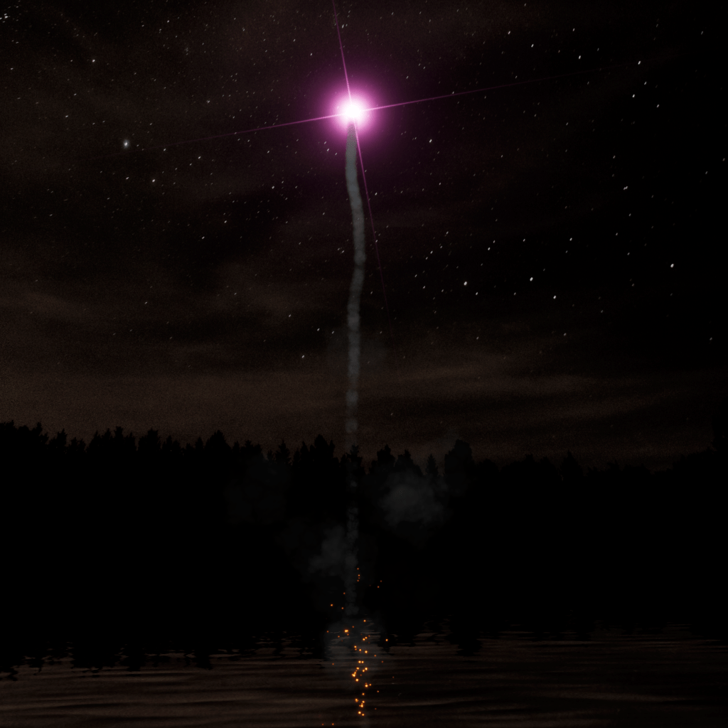 Z Single shot comet pink star 30 mm