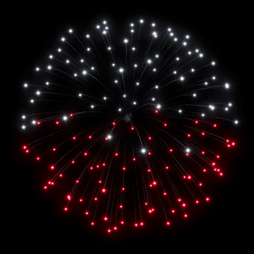 Panta 4" Half Red Half Silver