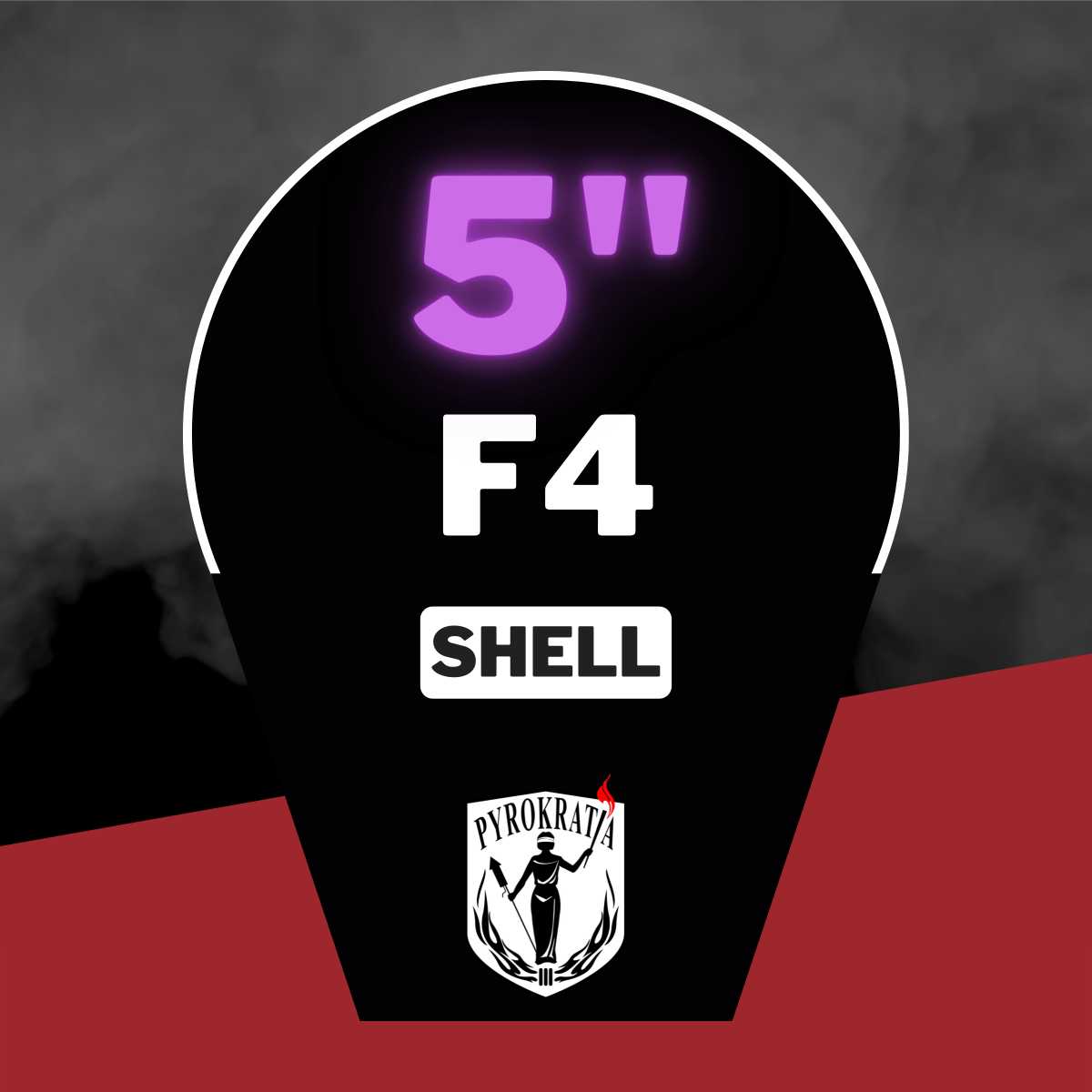 FC 5" Purple Swimming Stars