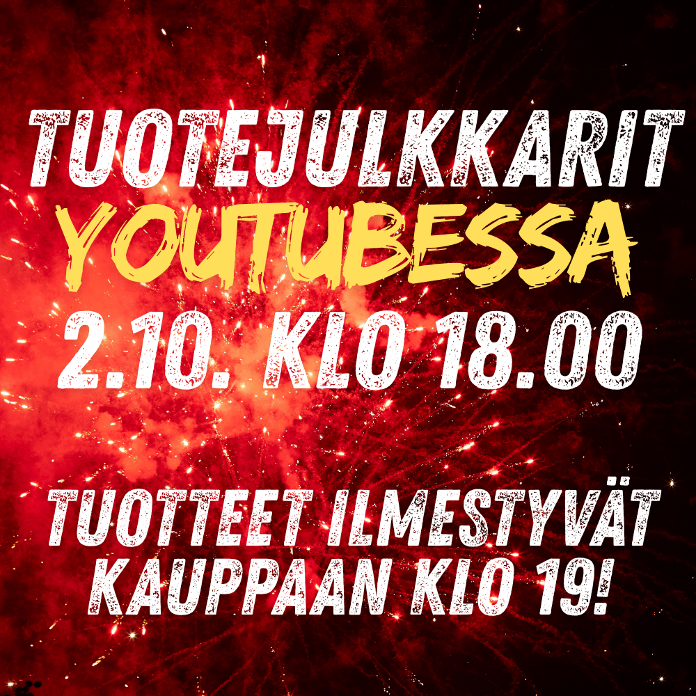 Tuotejulkkarit YouTubessa torstaina 2.10.! - Pyrokratia Oy