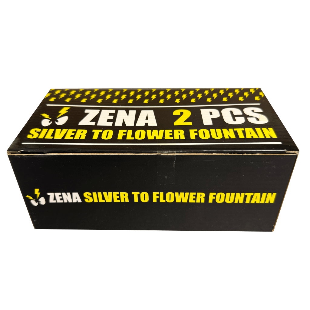 Zena Silver to Flower Fountain 2pcs - Pyrokratia Oy